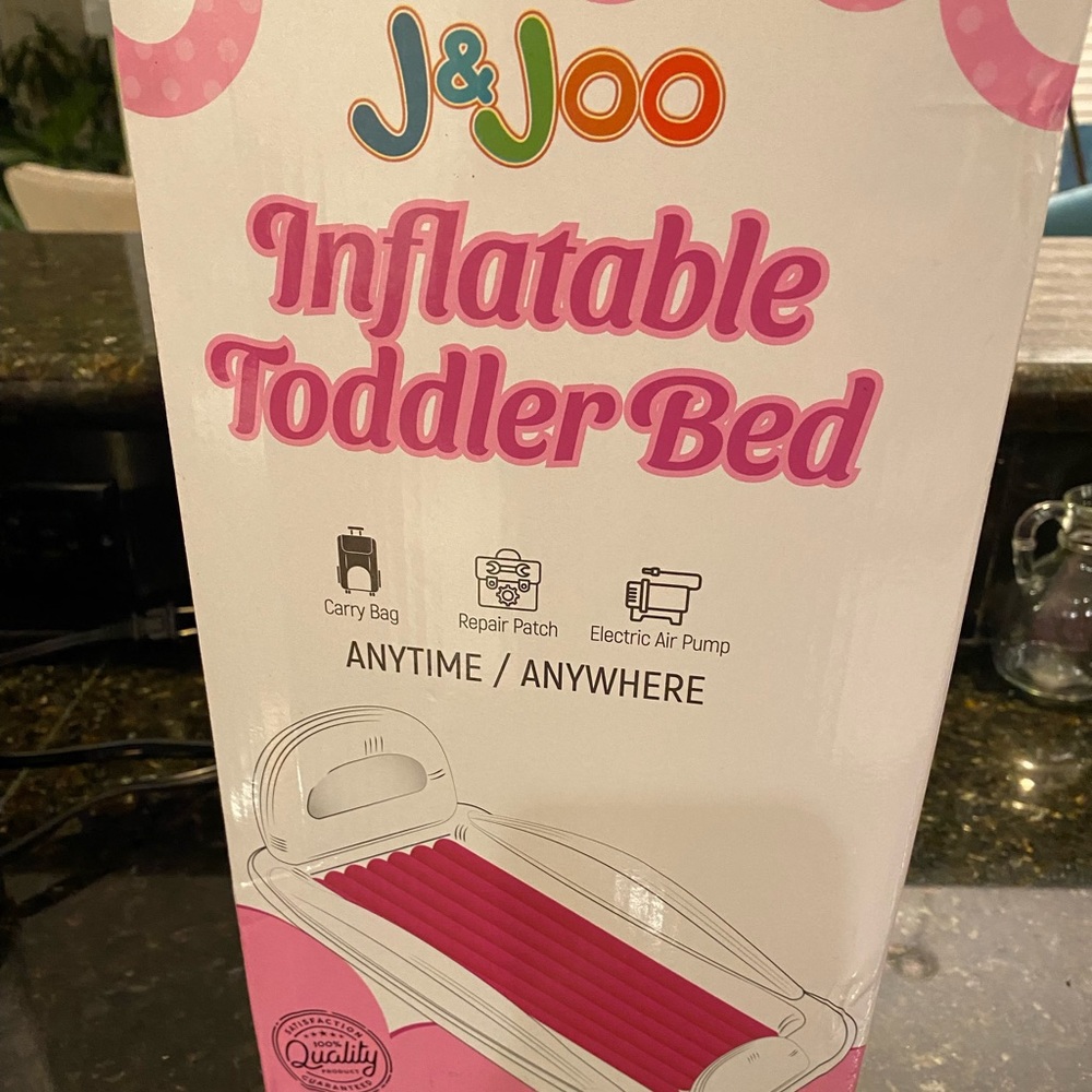 Brand new inflatable toddler bed